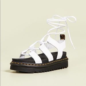 NARTILLA GRIZZLY WHITE doc martens sandals